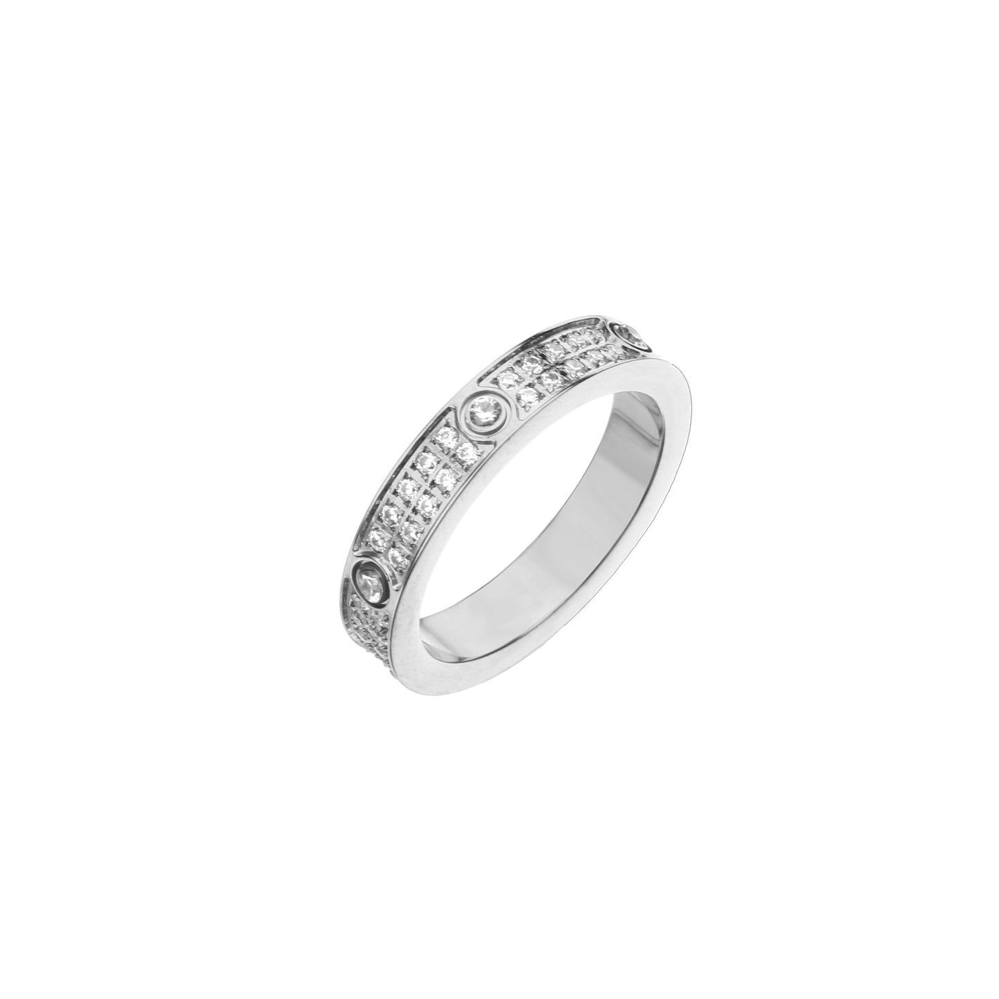 Stainless Steel Band Fashion Ring