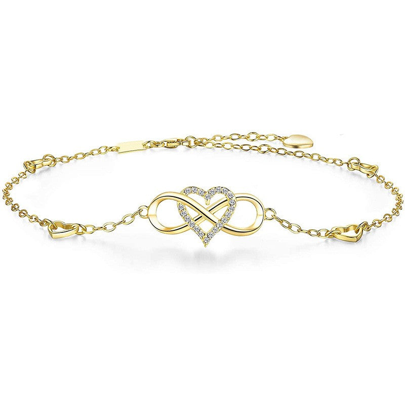 925 Sterling Silver Infinity Fashion Bracelet