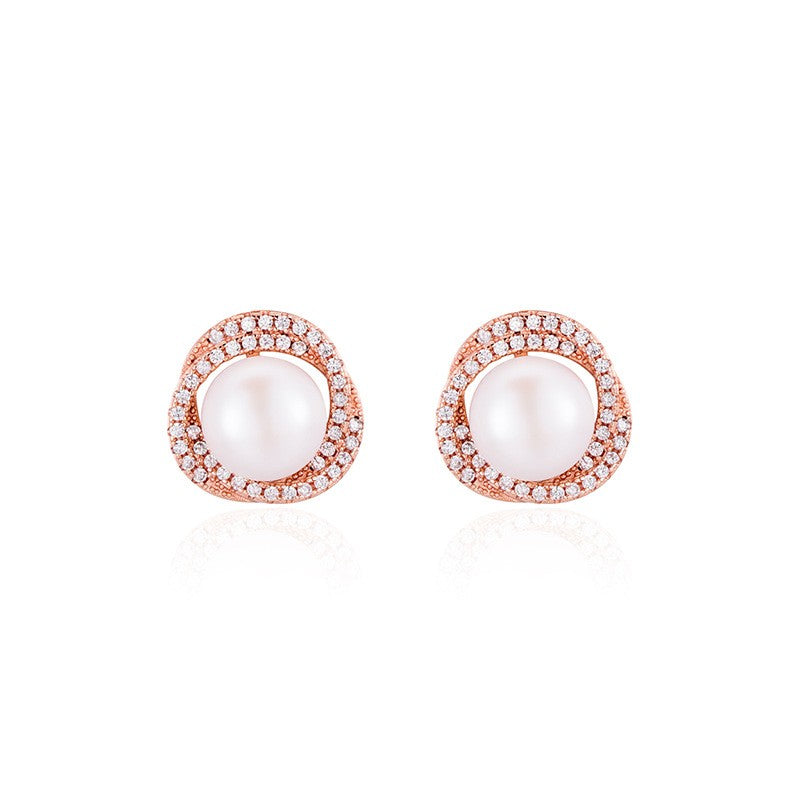 925 Sterling Silver Pearl Earrings