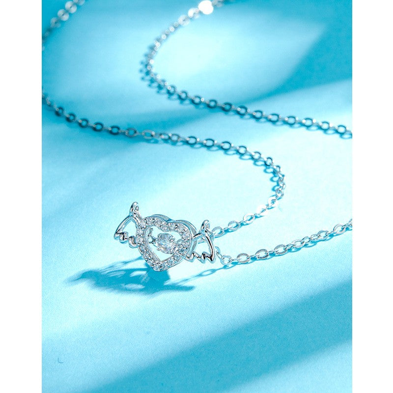 925 Sterling Silver Heart Necklace