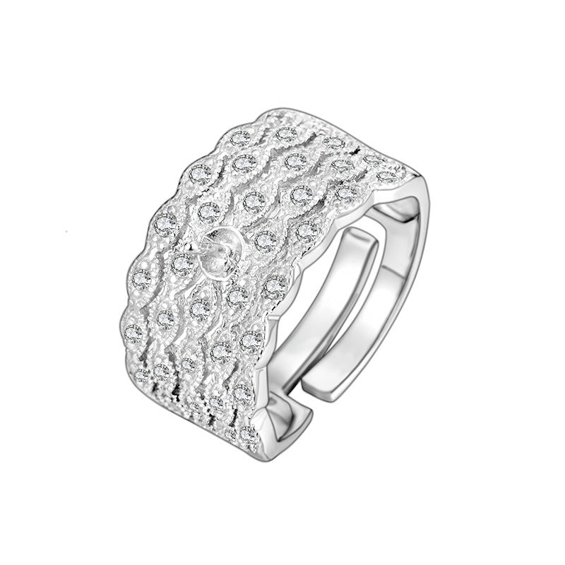 925 Silver Ring mountings for Pearl