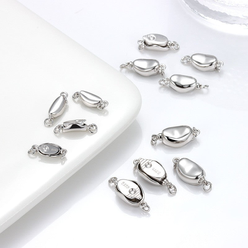 925 Sterling Silver Box Clasp For Jewelry DIY