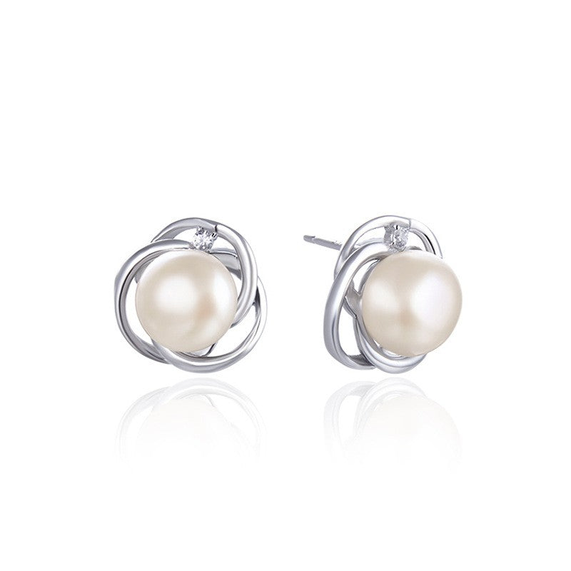925 Sterling Silver Pearl Earrings