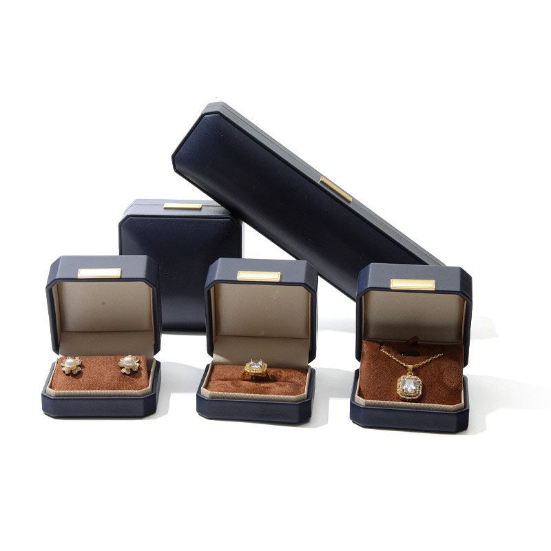 PU Leather Octagonal Jewelry Box