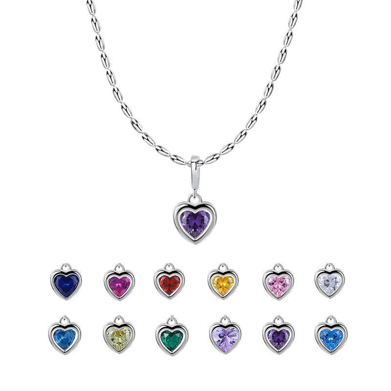 925 Sterling Silver Heart Pendant Necklace