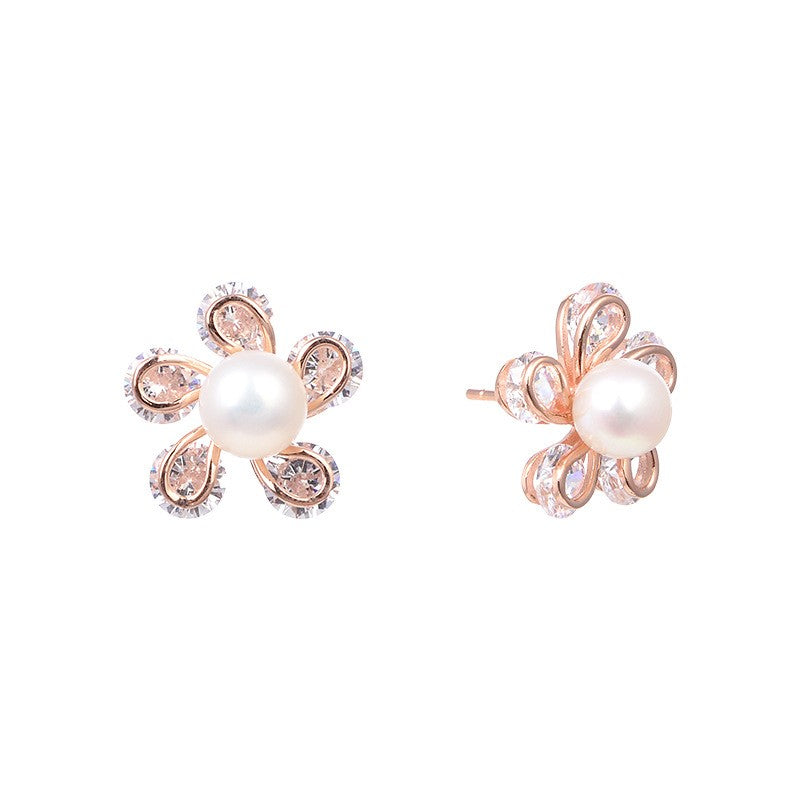 925 Sterling Silver Pearl Earrings