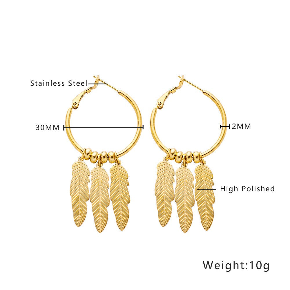 Stainless Steel Fashion Earrings