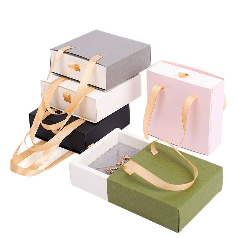 Portable Jewelry Packaging Drawer Gift Box