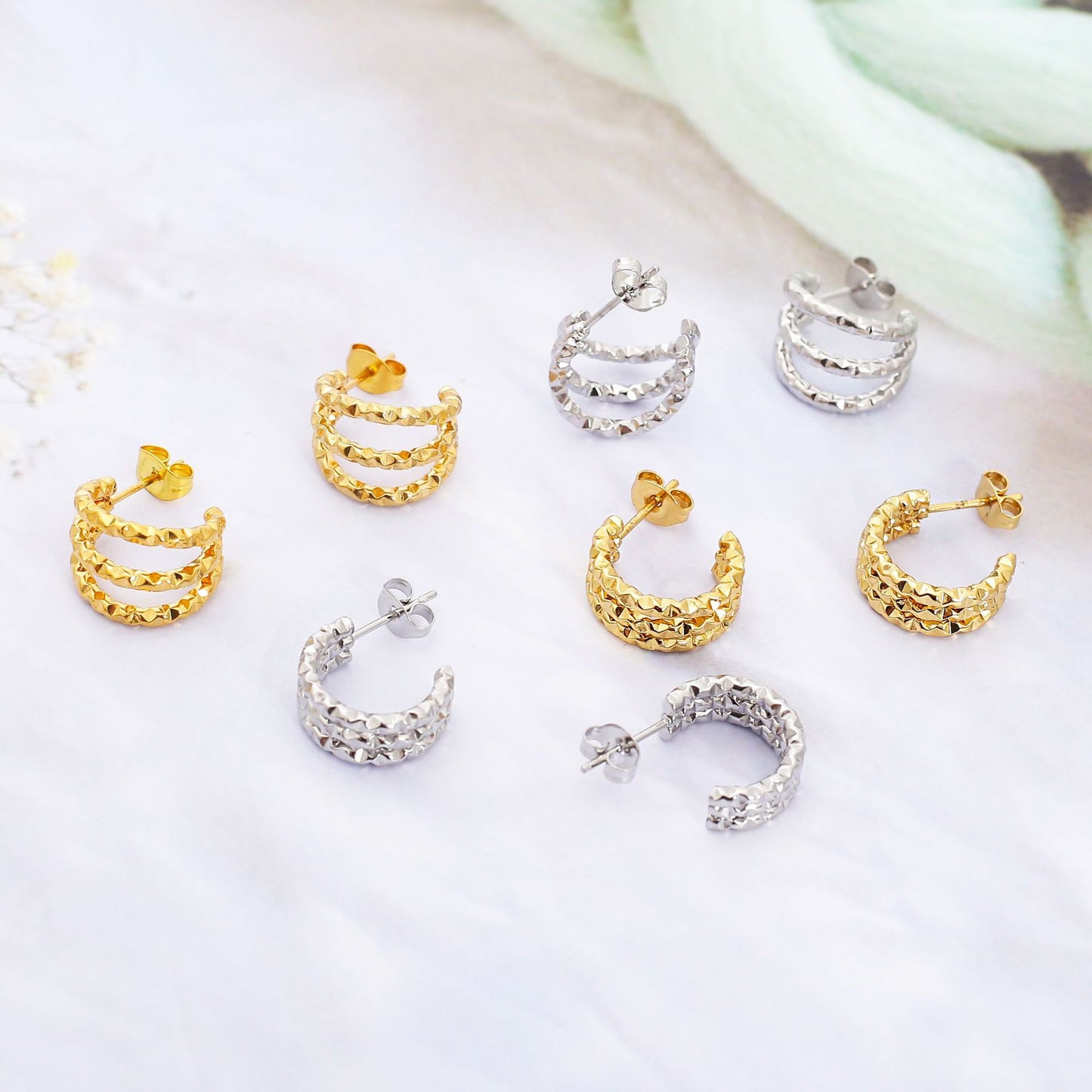 Stainless Steel Jewelry Fashion Earrings