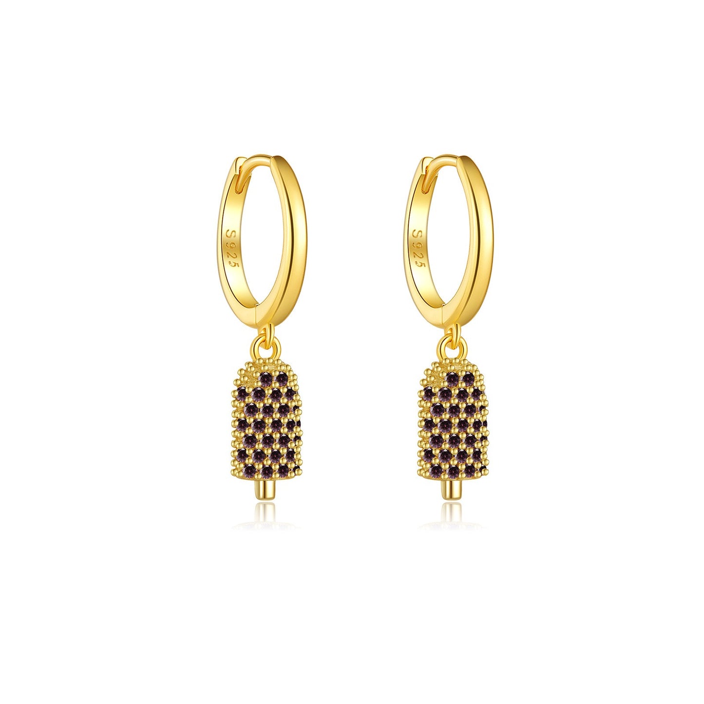 Pendientes de moda de plata de ley 925