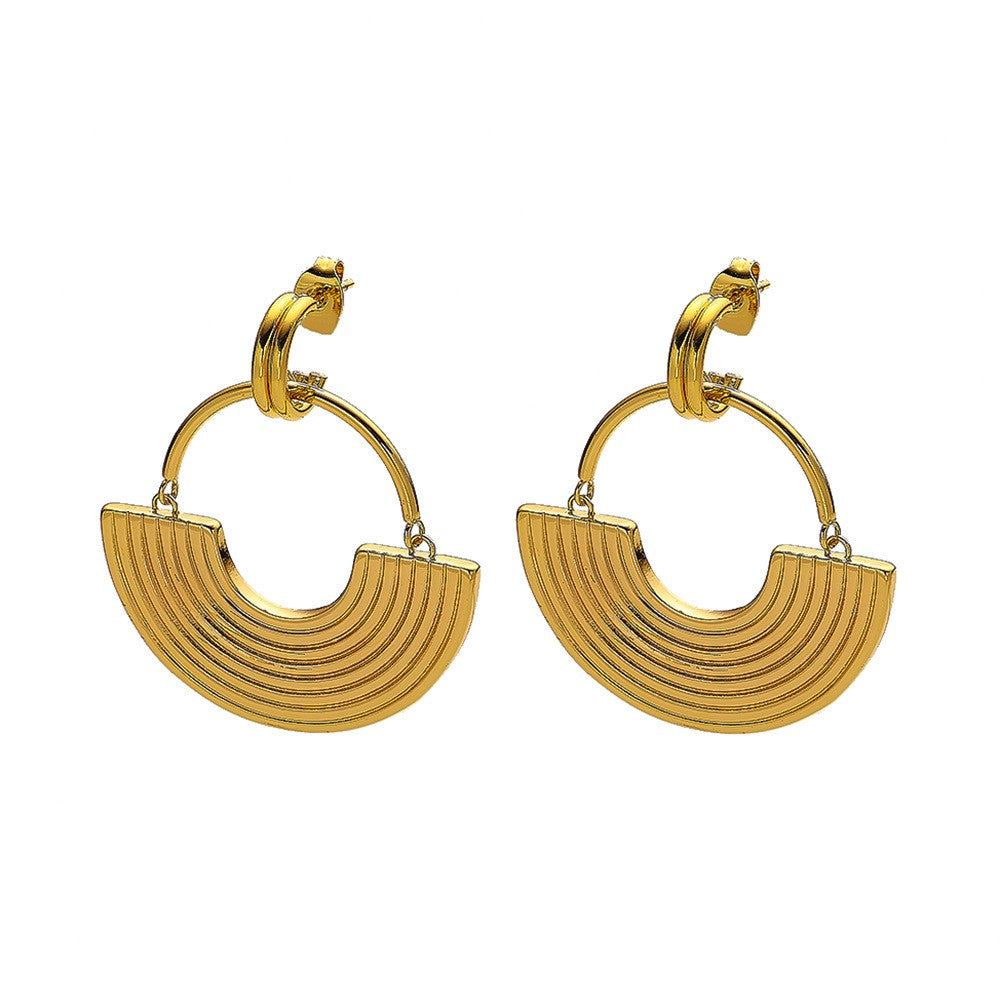 Pendientes de moda de acero inoxidable