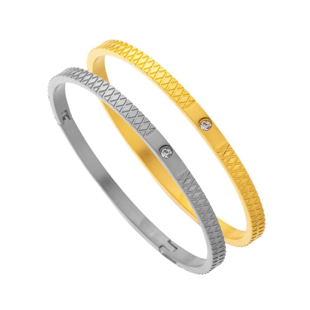 Stainless Steel Minimalist Fashion Bangle