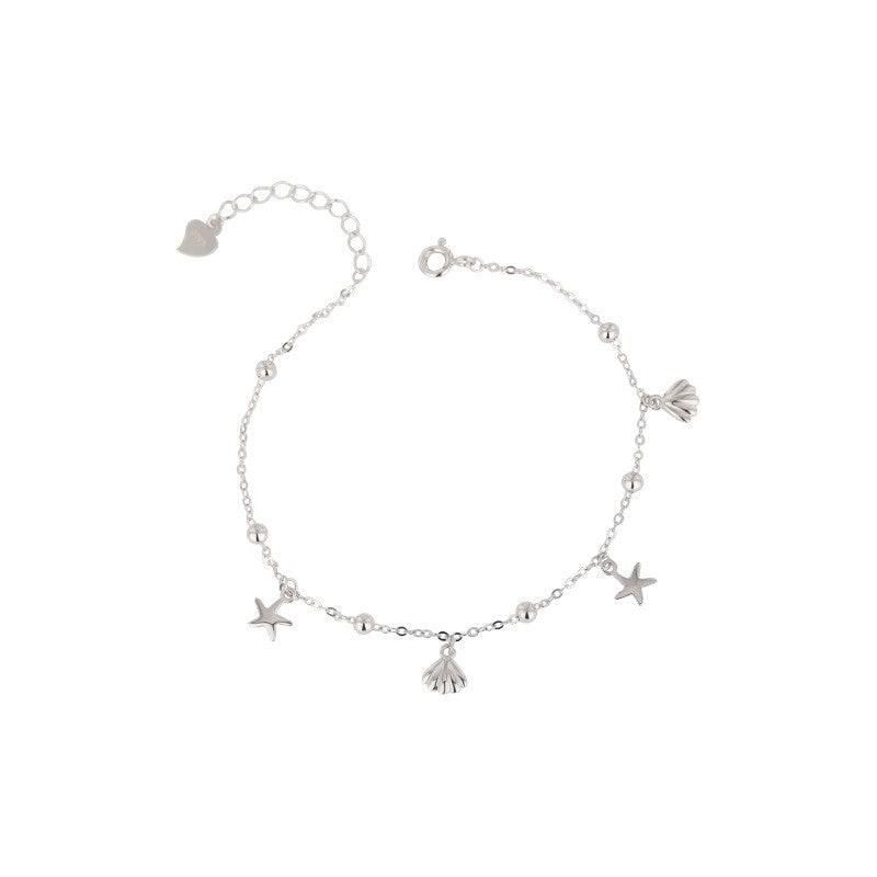 925 Sterling Silver Shell Fashion Bracelet