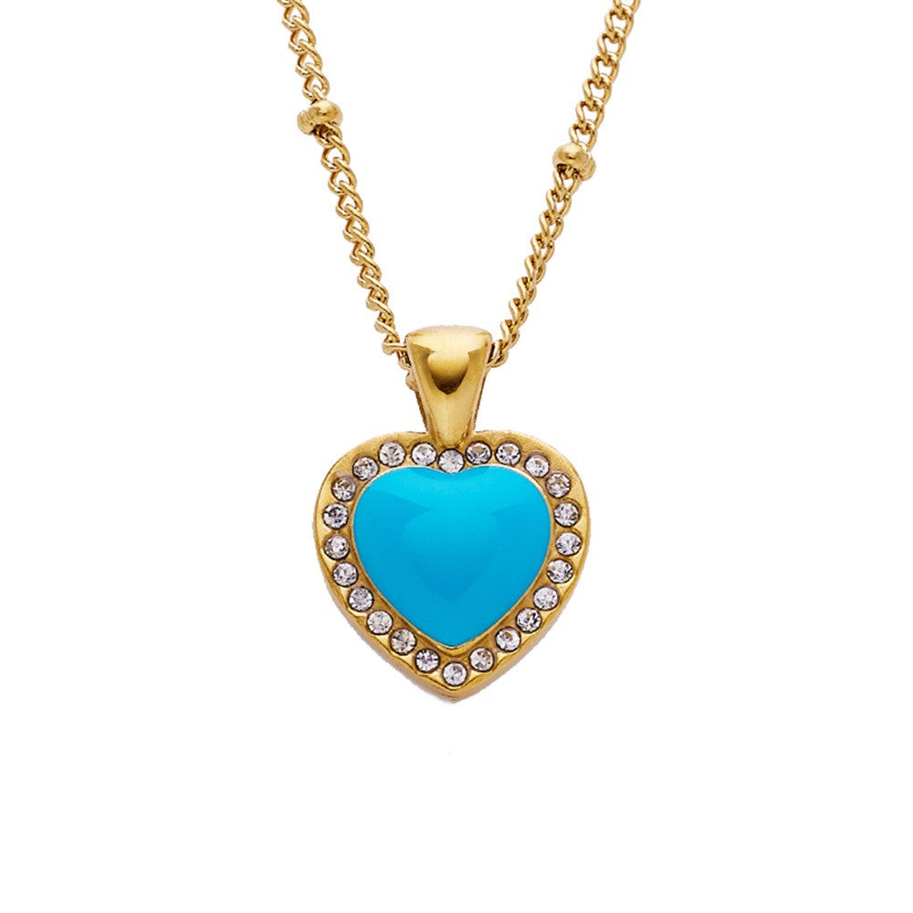 Stainless Steel Heart Fashion Necklace