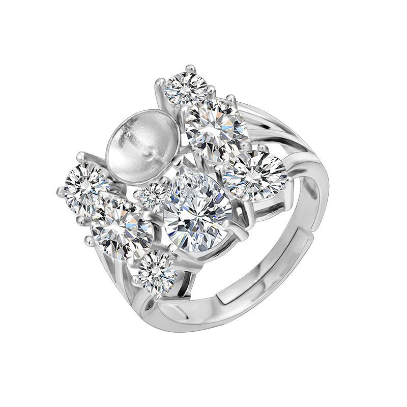 925 Silver Ring mountings for Pearl