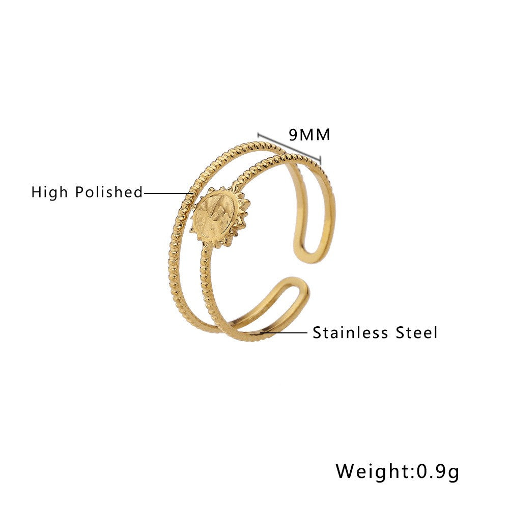 Stainless Steel Unique Fashion Ring