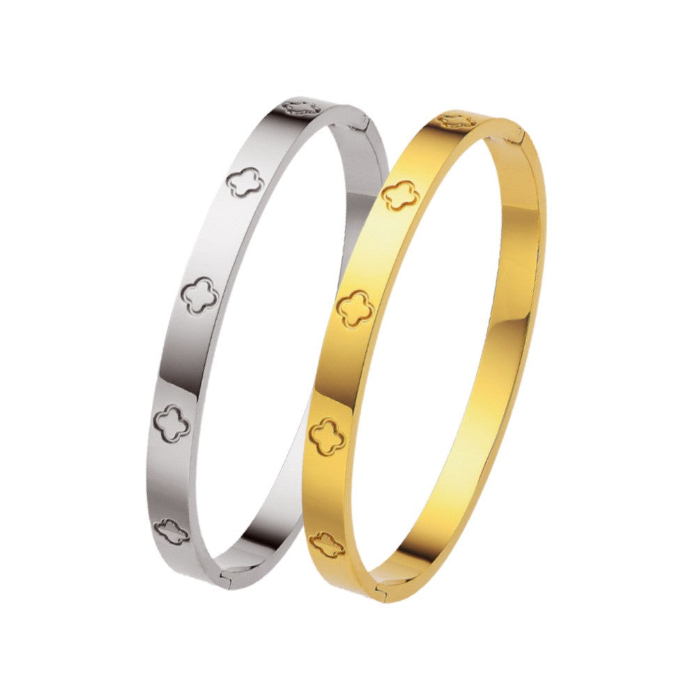 Stainless Steel Minimalist Fashion Bangle