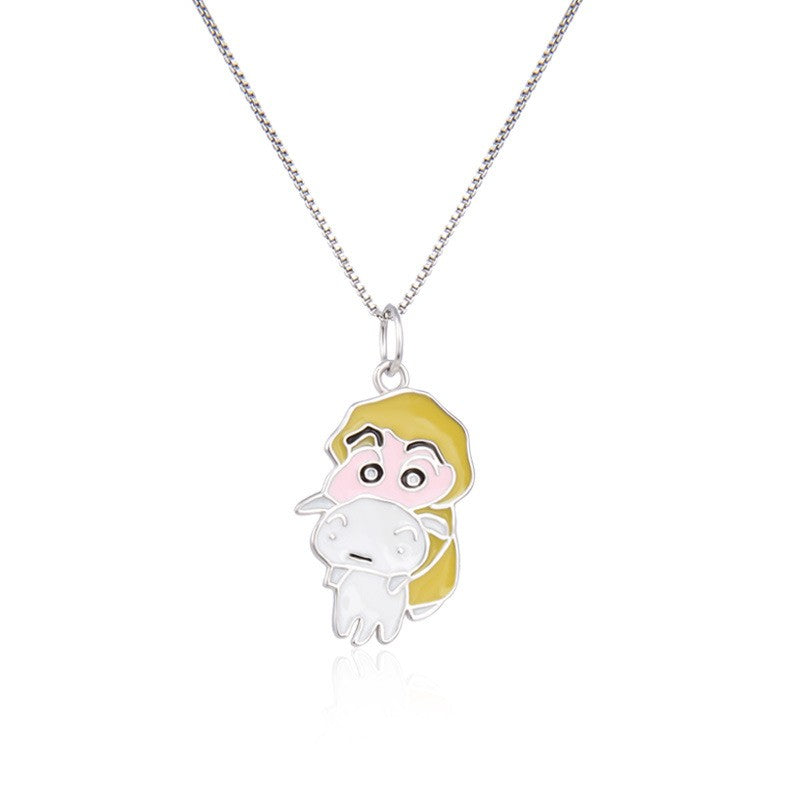 925 Sterling Silver Cartoon Cute Necklace