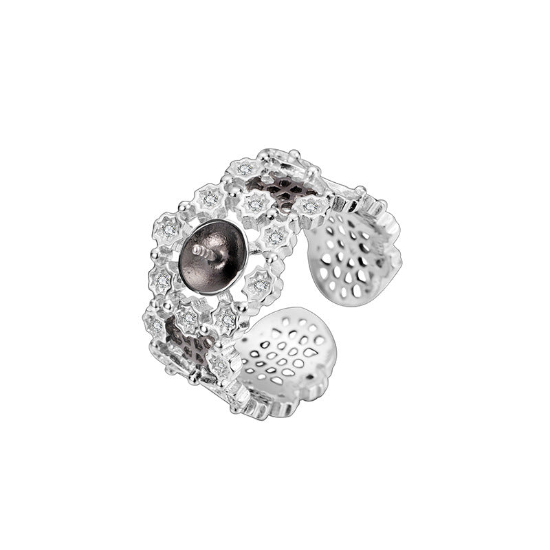 925 Silver Ring mountings for Pearl