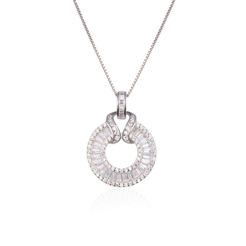 Collar de moda de plata de ley 925