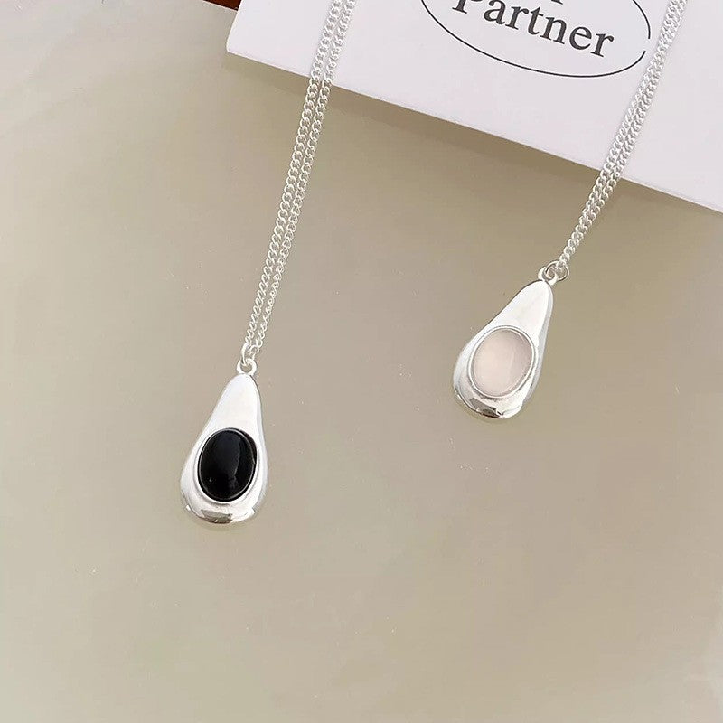 925 Sterling Silver Nature Stone Fashion Necklace