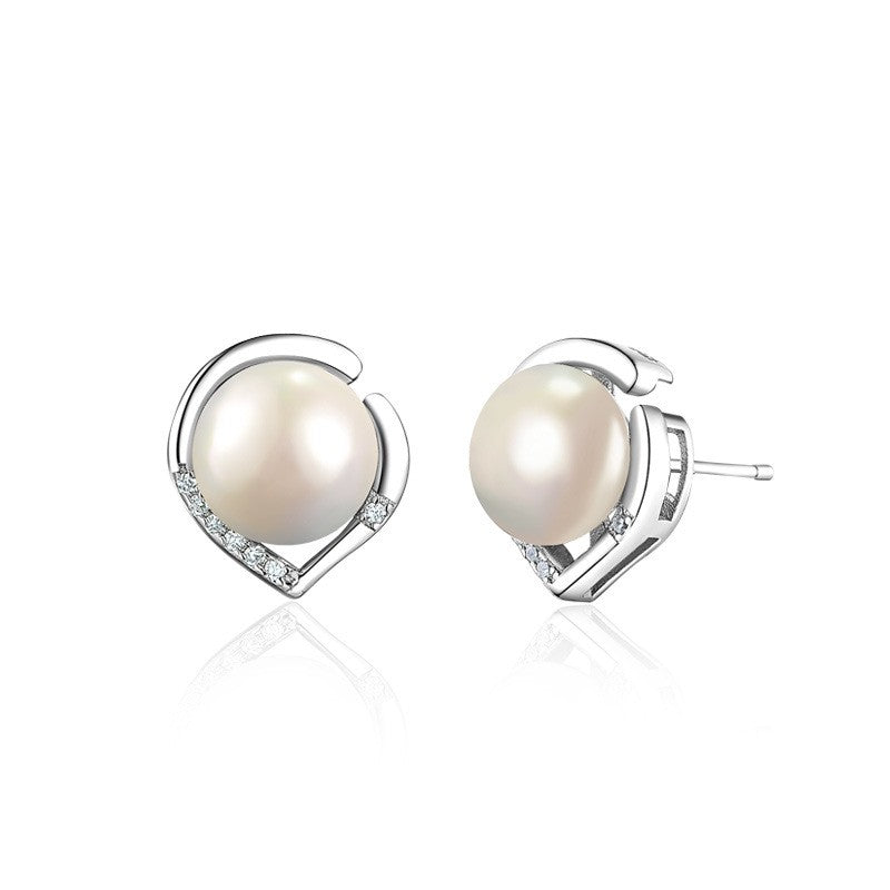 925 Sterling Silver Pearl Earrings