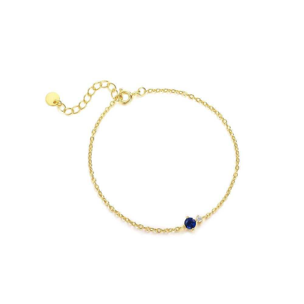 925 Sterling Silver Zircon Fashion Bracelet