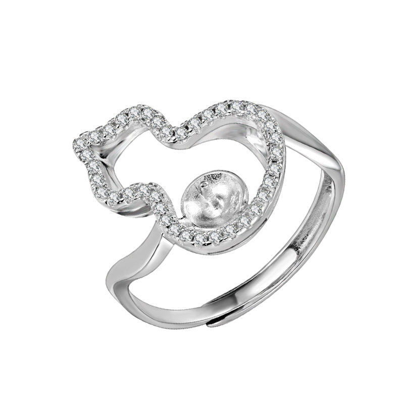 925 Silver Ring mountings for Pearl