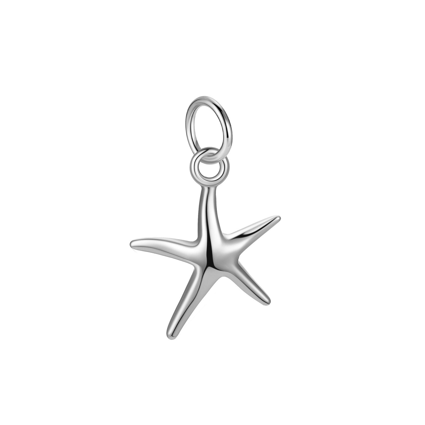 925 Sterling Silver Charm Star For Jewelry DIY