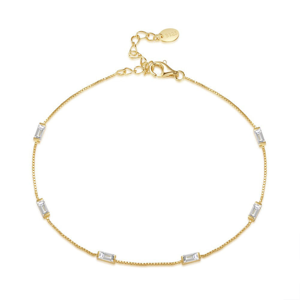 925 Sterling Silver Fashion Zircon Bracelet