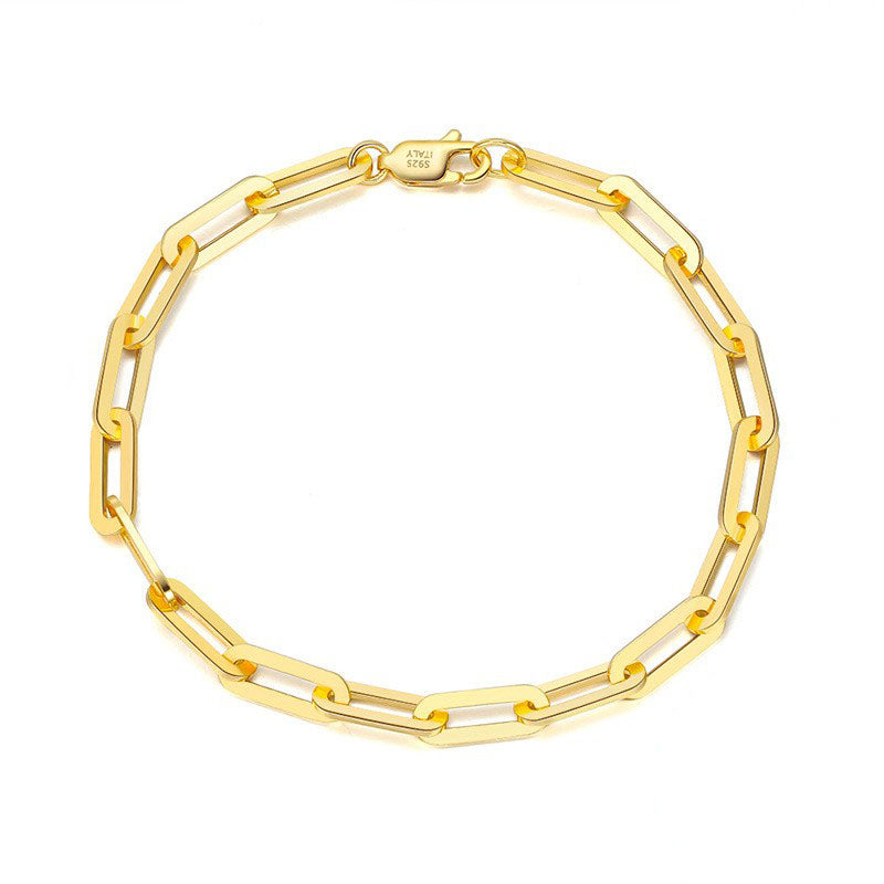 925 Sterling Silver Links Chain Bracelet