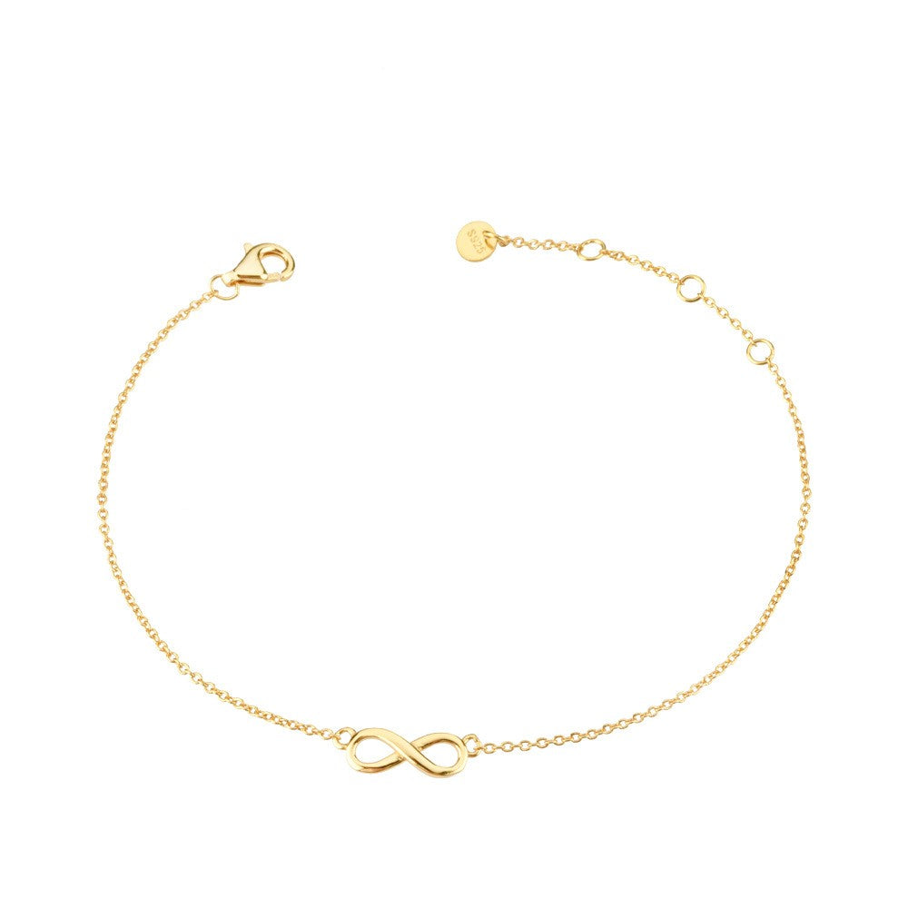 925 Sterling Silver Infinity Fashion Bracelet