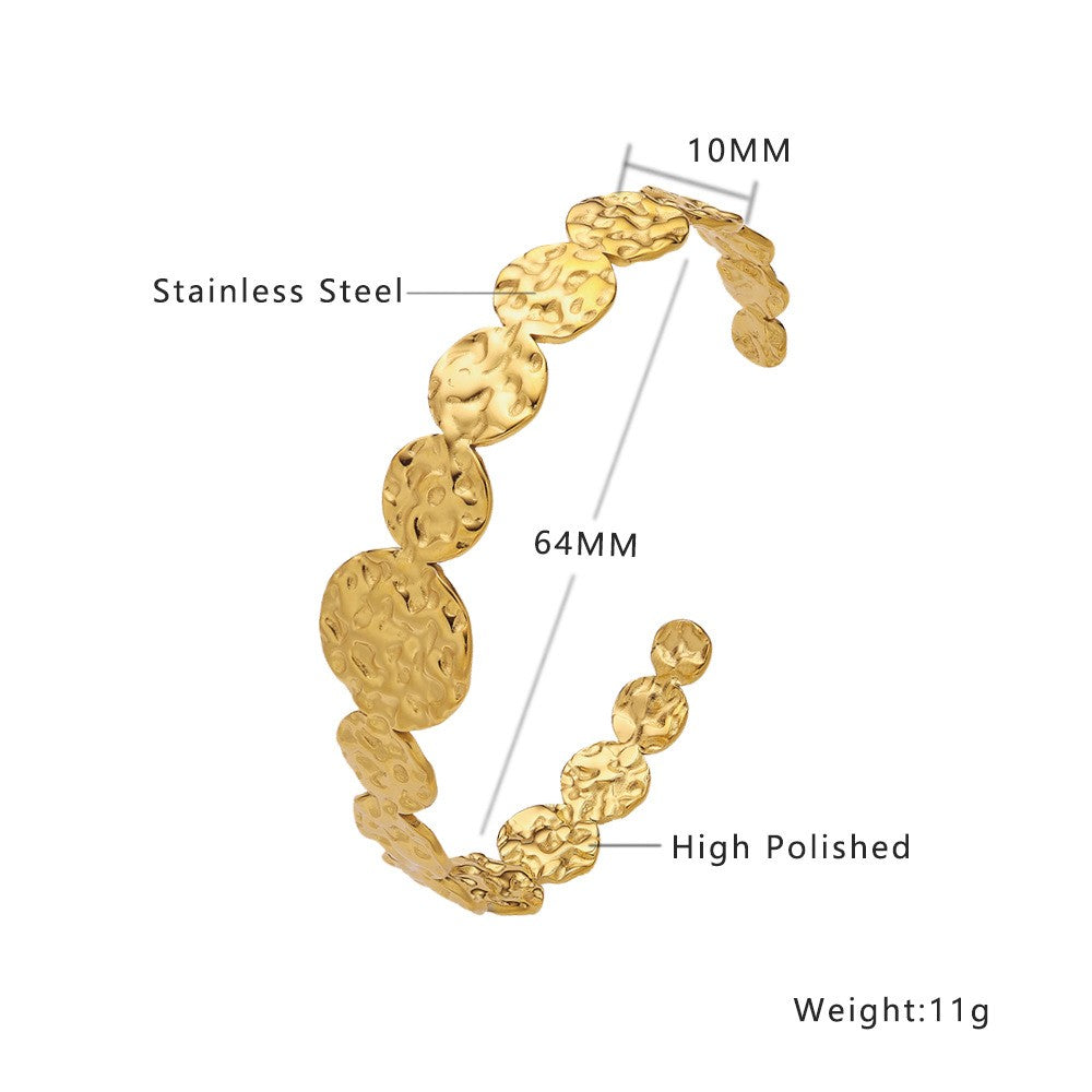 Stainless Steel Jewelry Minimalist Fashion Bangle