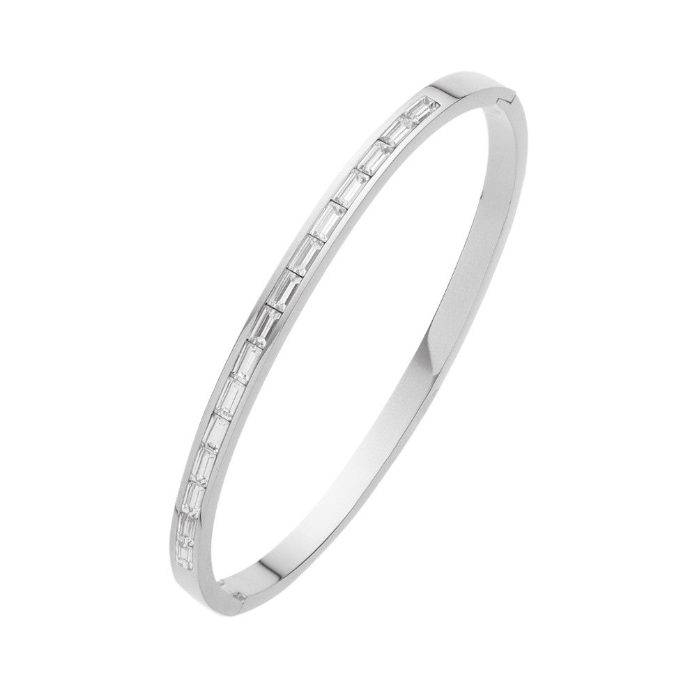 Stainless Steel Minimalist Fashion Bangle