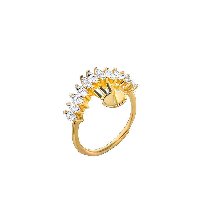 925 Silver Ring mountings for Pearl
