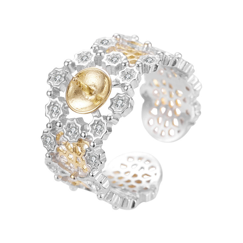 925 Silver Ring mountings for Pearl