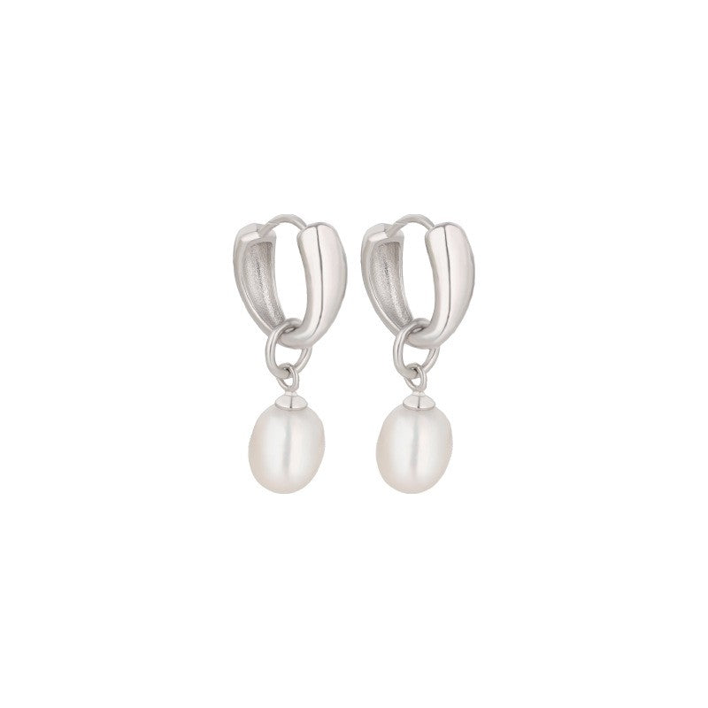 925 Sterling Silver Pearl Earrings
