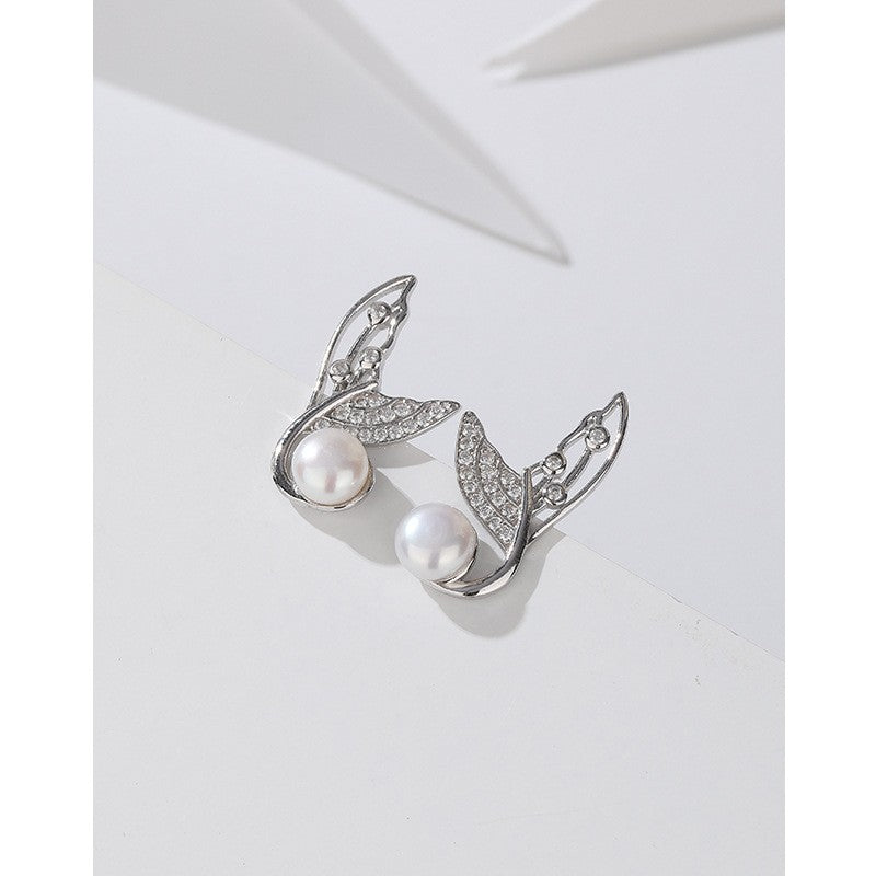 925 Sterling Silver Pearl Earrings