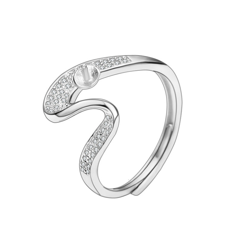925 Silver Ring mountings for Pearl