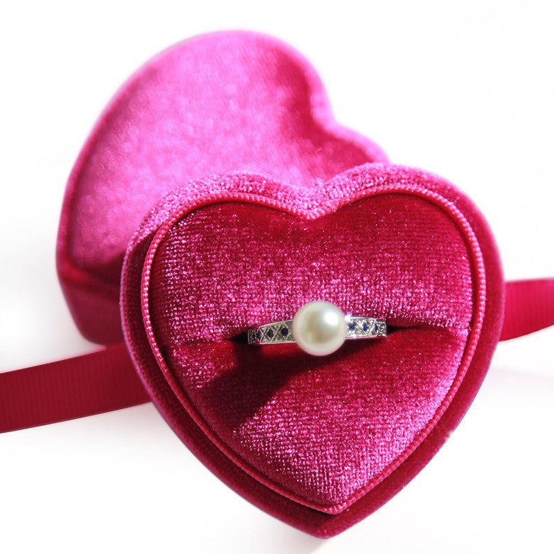 Velvet Heart Jewelry Gift Box