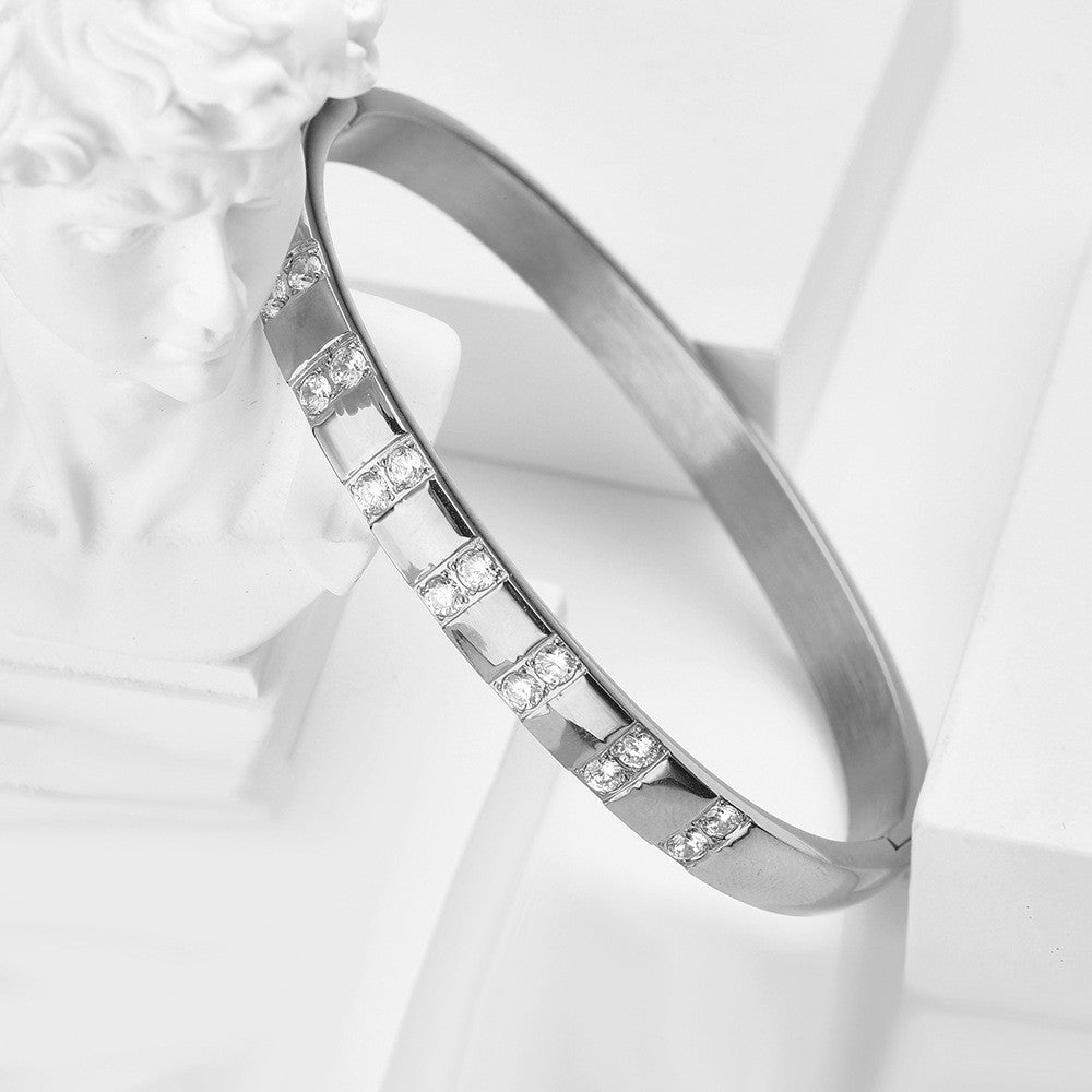 Stainless Steel Minimalist Fashion Bangle