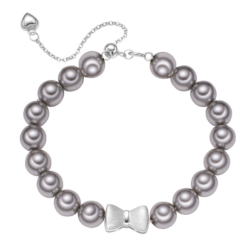 925 Sterling Silver Pearl Fashion Bracelet