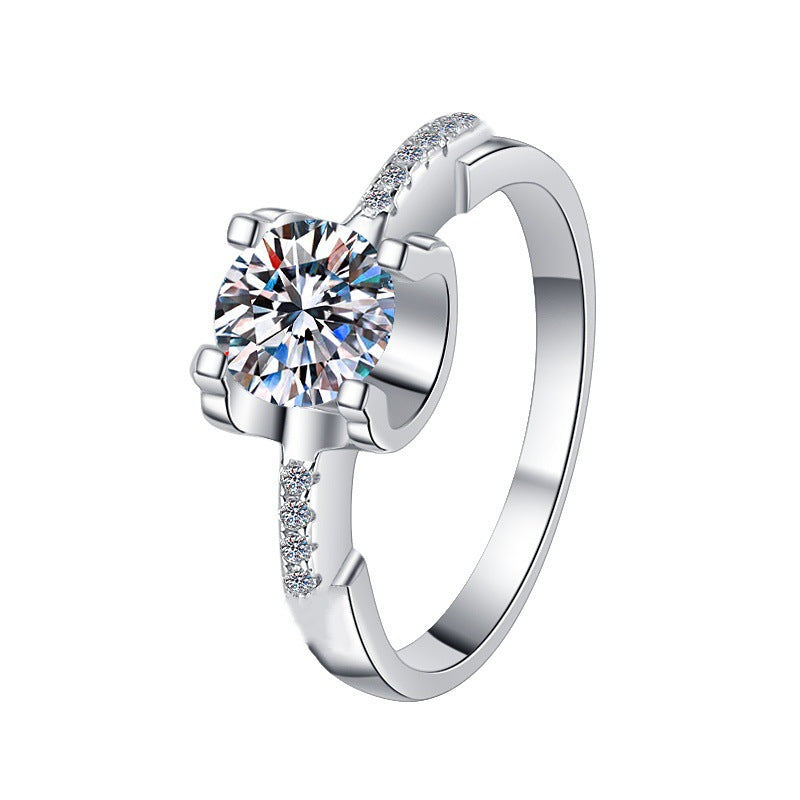 925 Sterling Silver Elegant Cubic Zirconia Fashion Ring