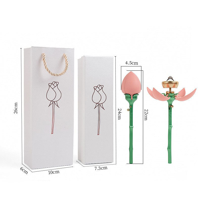 A Rose-Inspired Jewelry Box for Jewelry Packaging