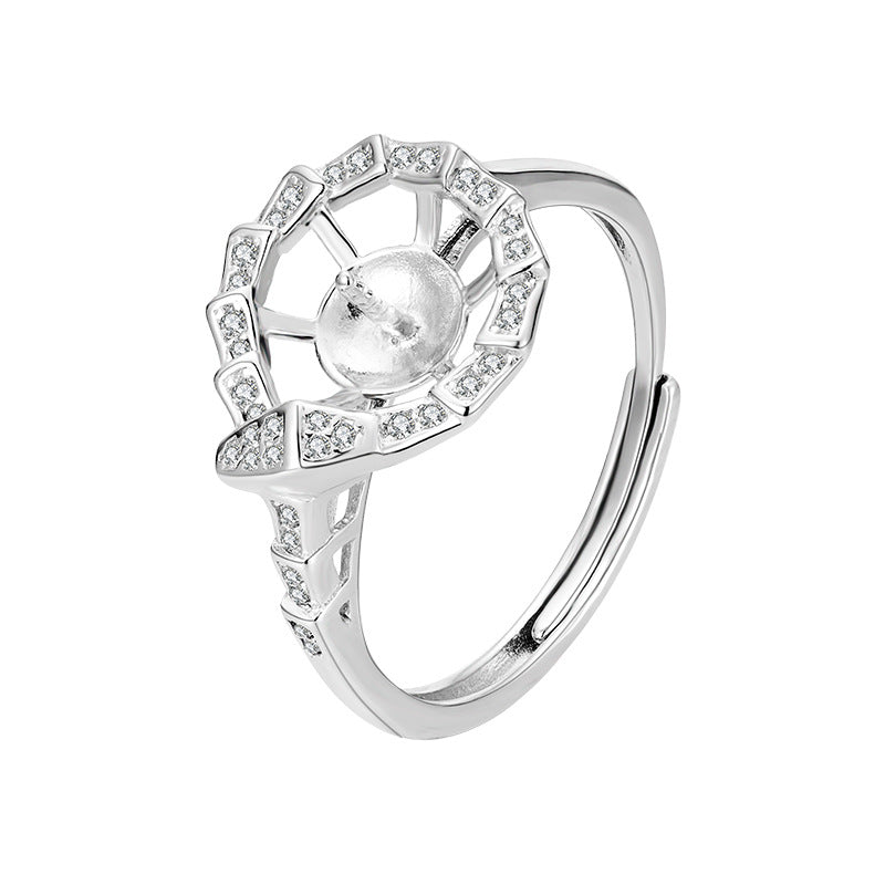 925 Silver Ring mountings for Pearl