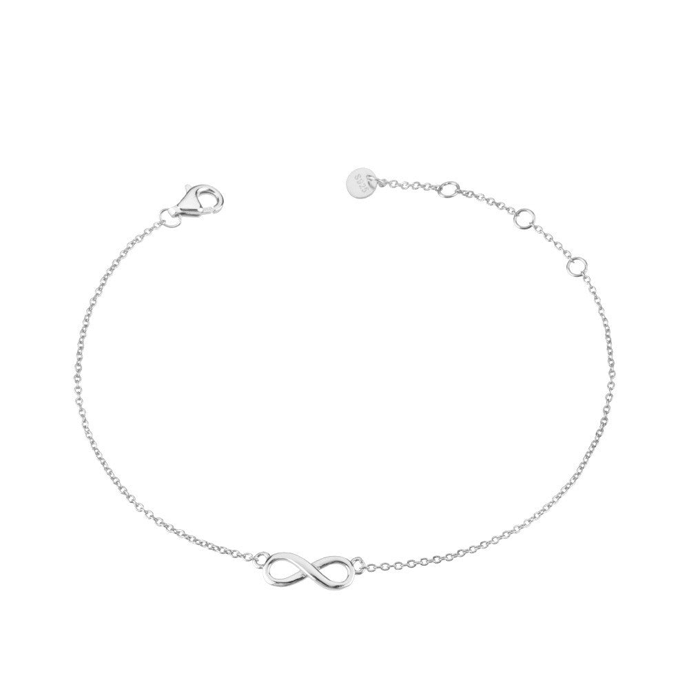 925 Sterling Silver Infinity Fashion Bracelet