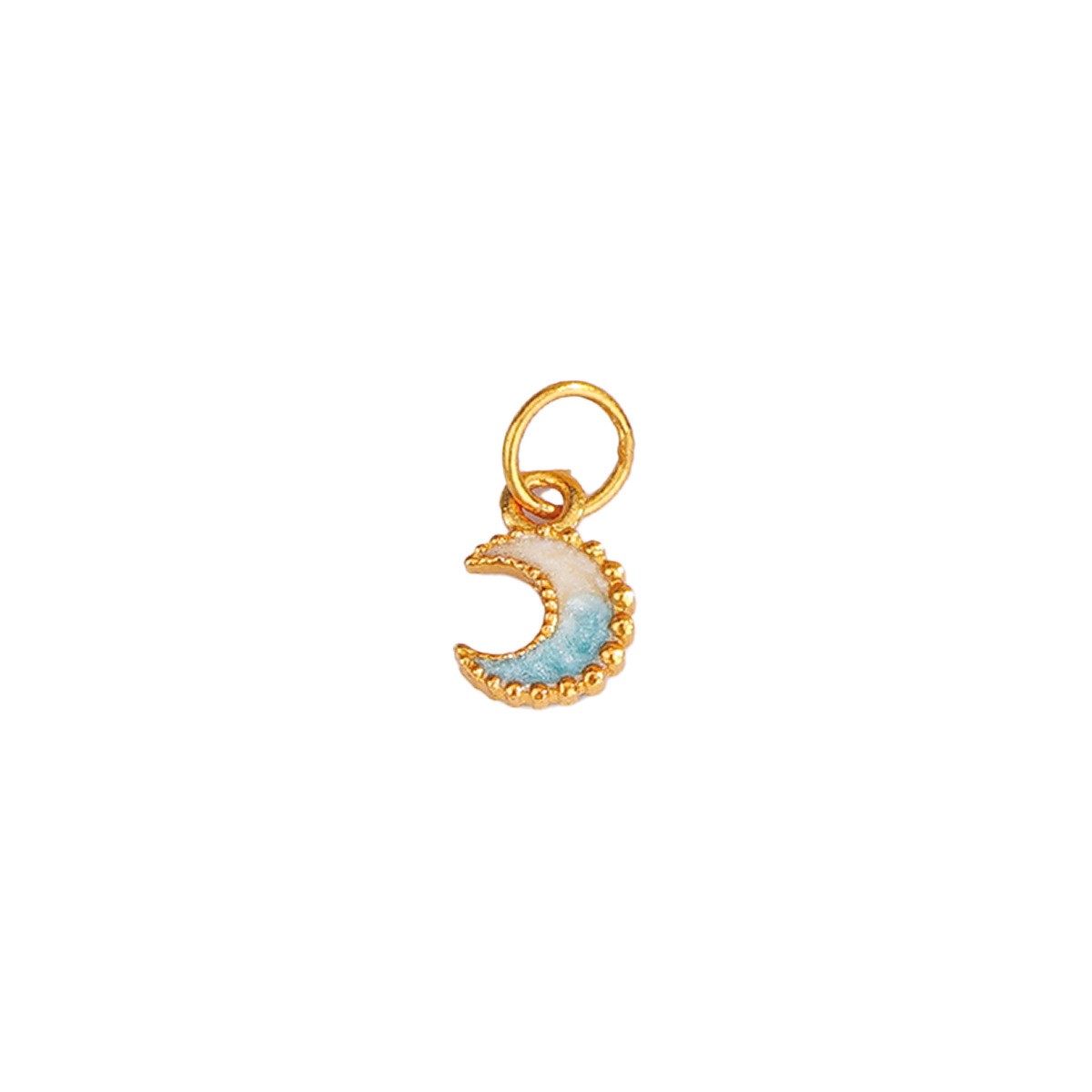 925 Sterling Silver Charm Moon Pendant For Jewelry DIY