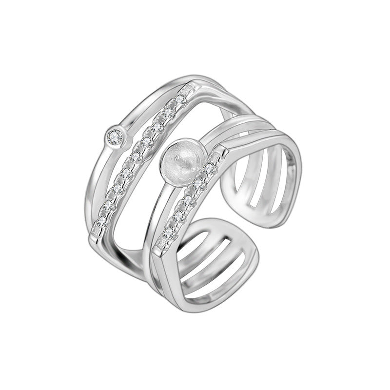 925 Silver Ring mountings for Pearl
