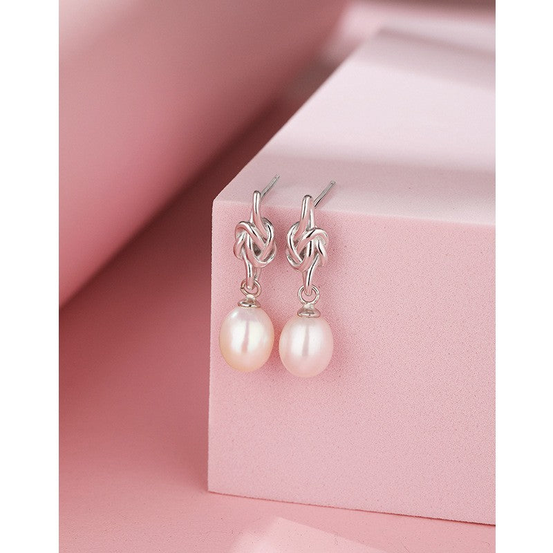925 Sterling Silver Pearl Earrings