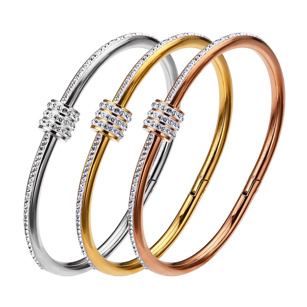 Stainless Steel Minimalist Fashion Bangle